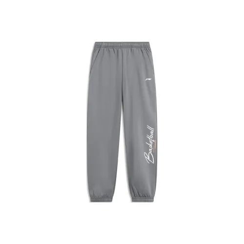 Подкладка Shadow Gray Школьный возраст Вязаные Спортивные штаны