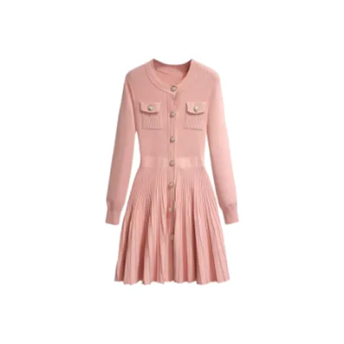 GRAYISMOON Длинное платье с длинными рукавами женское