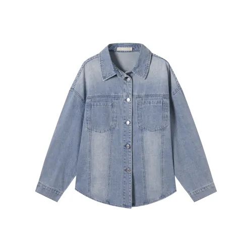 DIALOGUE Светло-джинсовые женские рубашки