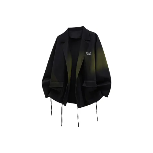 Double Dealer Бизнес Костюм Пальто Унисекс