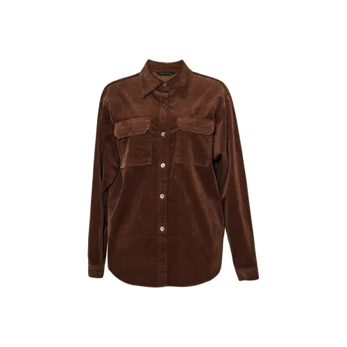 ROEYSHOUSE Коричневые Женские Рубашки