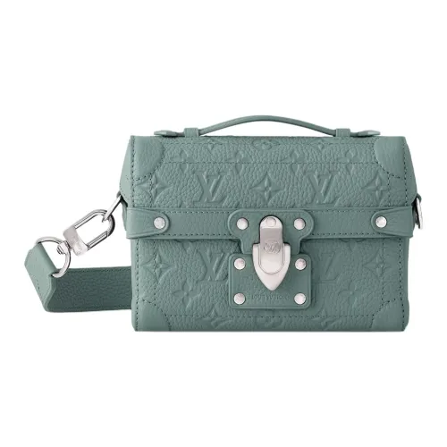 LOUIS VUITTON SOUL TRUNK Сумка через плечо из коровьей кожи женская Туманный Озеро