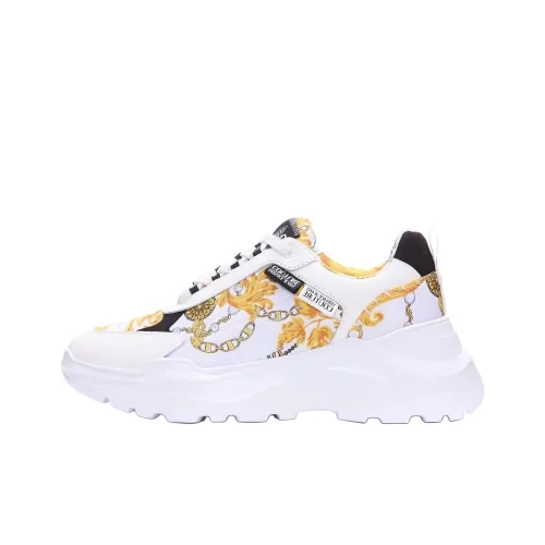 VERSACE JEANS Низкий топ Повседневная обувь Женская Белая