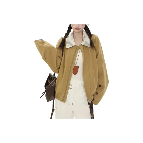 YEARNED Хаки Унисекс Куртки