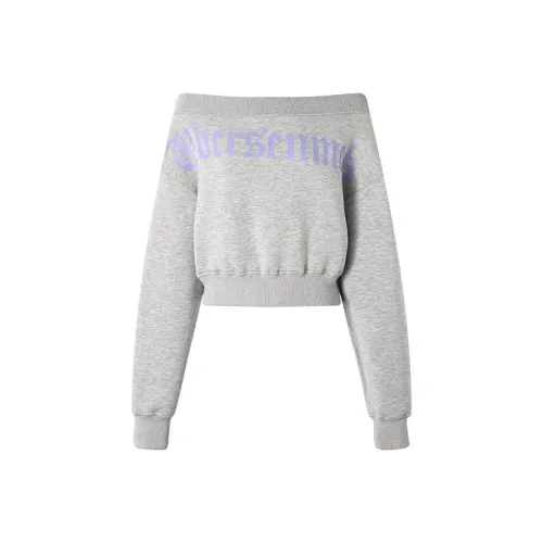 Manekniv Серый Женские Свитшоты