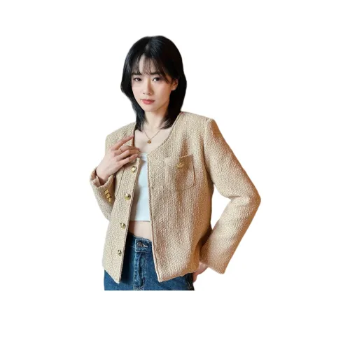 VINMUK Абрикос Женское Короткое Пальто