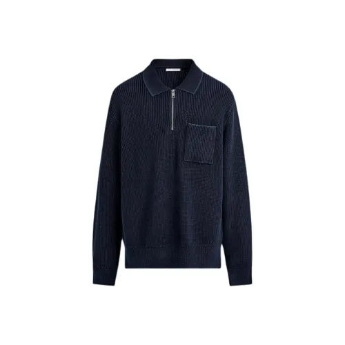 ZARA Выцветший Синий Мужской Поло