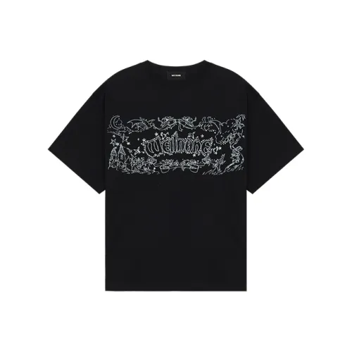 WE11DONE Короткий рукав T-рубашки унисекс черный