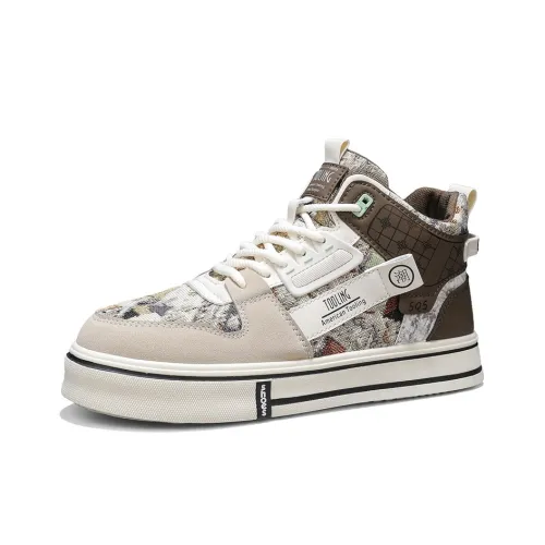 TONYBEAR Амортизация устойчивость к истиранию легкие высокие кеды для скейтбординга мужские