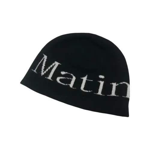 MATIN KIM Nylon Beanies Men's Black