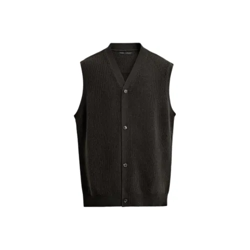 ZARA Коричневый Мужские Майки