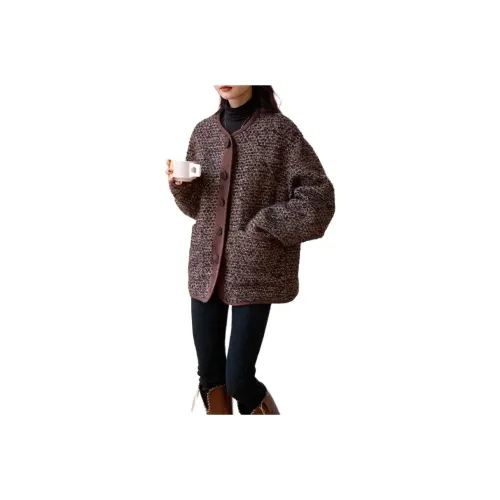 VINMUK Кофе Женские Короткие Пальто