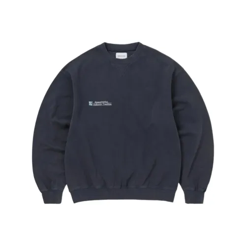 Thisisneverthat FW25 Аутентичный TRADITION Crewneck Темно-синий Свитшот Унисекс