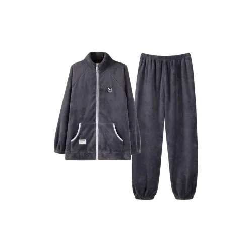 Qin Jing Синий Мужской Пижамный комплект