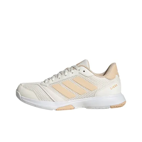 Adidas Ligra 8 Дышащие Тренировочные Кроссовки Женские Бежевые