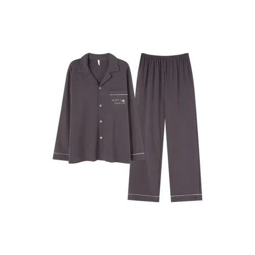 Mulong Family Темно-серый Мужской Пижамный Комплект