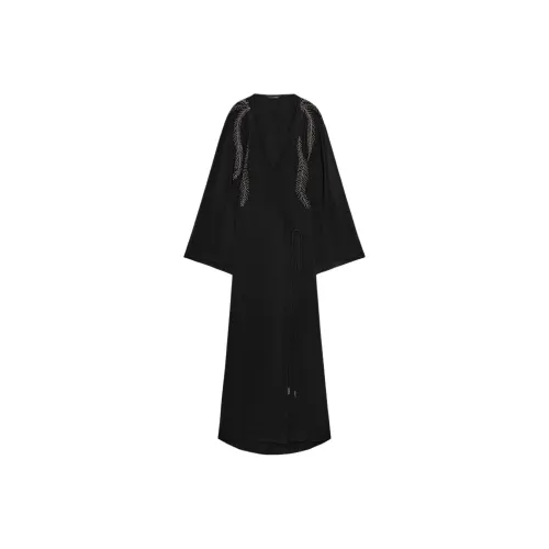 ZARA ZW Series Длинное платье с длинными рукавами женское