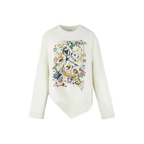 Valeria Obbaco Свитшот Женская Белый