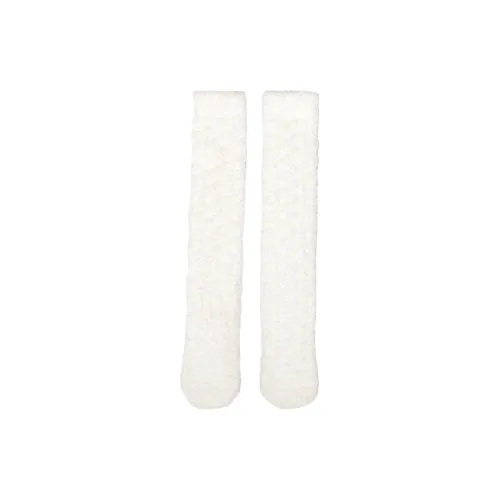 CONGQING Светло-белые женские носки MID до икры