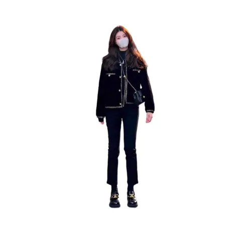 VINMUK Черное Женское Короткое Пальто