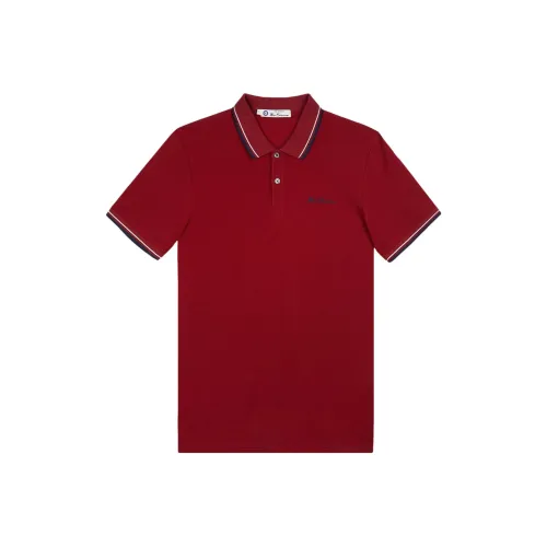 BEN SHERMAN Red Men's Polo