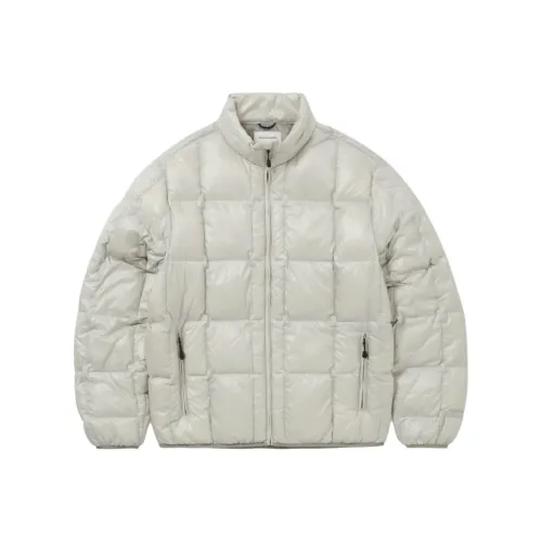 Thisisneverthat Fw25 PERTEX® Светлый Пуховик Каменный Пуховик Унисекс