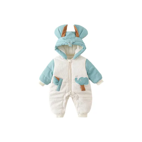 XiaoJinBu Озерно-голубой Малыш Комбинезоны Ползунки