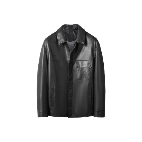 POLOMEISDO Кожа Куртка Мужская