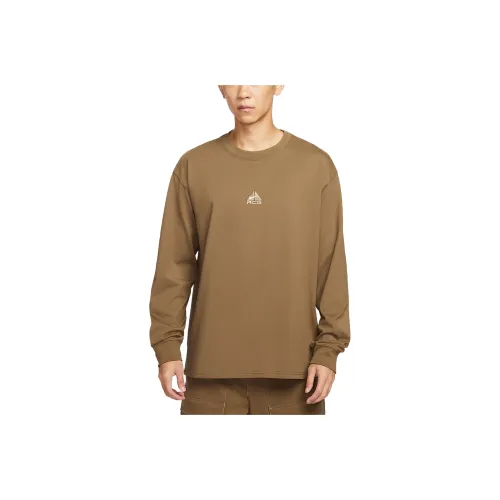 nike ACG 'Lungs' T Рубашка Мужская Лесной мшистый Деревянный Коричневый