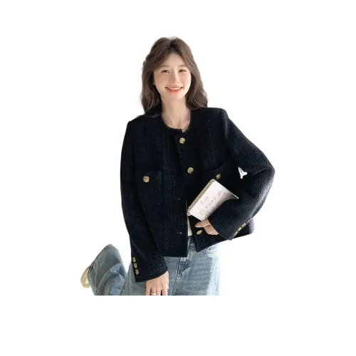 VINMUK Черное Женское Короткое Пальто