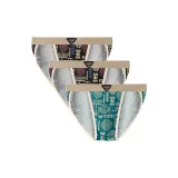 3 упаковки с принтом [Черный + Черный + Зеленый]