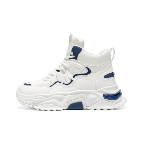 MIIOW Высокие Топы Толстая Подошва Мужские Кроссовки