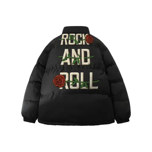 BJTY Стеганый хлопковый пуховик пальто унисекс