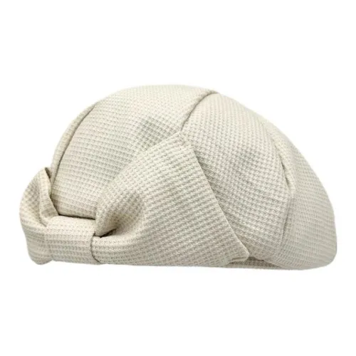 Classmate Yang Полиэстер Береты Женские Молочно-белый Бежевый Черный