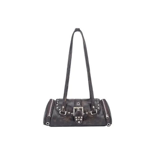 Younger Song ПУ (полиуретан) Сумка через плечо Стандартная Женская Кофейного цвета