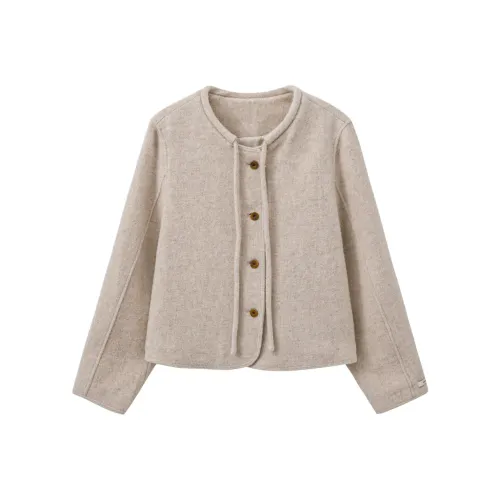 Another Alley Цветочный абрикосовый женский пальто