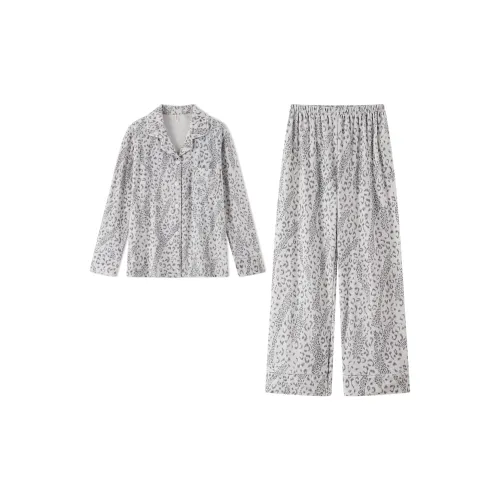 Gongdie Серый Женский Пижамный Комплект