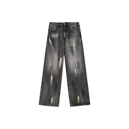 Find Yourself Dirty Черные Унисекс Джинсы