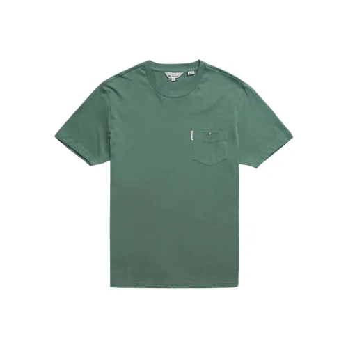 BEN SHERMAN Зеленый Мужской T-Рубашки