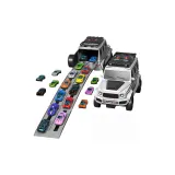 Большой G500 Трек Трансформируемый Запуск Транспорт [Белый]