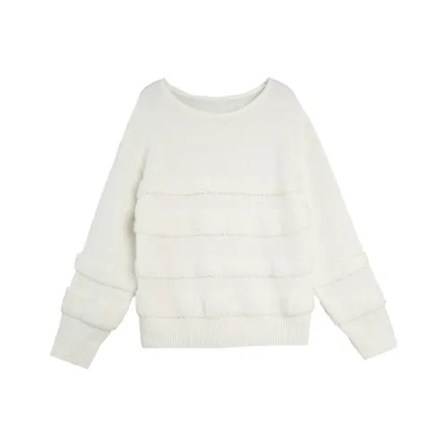 ELLE Экрю Женская Трикотажная одежда