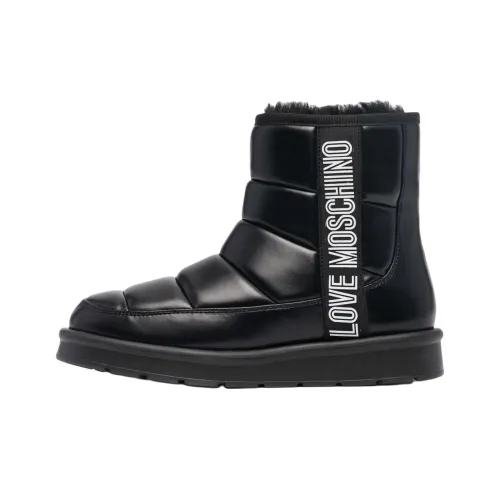 LOVE MOSCHINO Короткие ботильоны женские черные