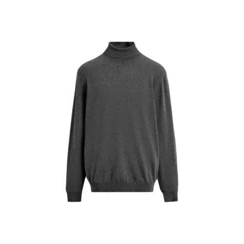 ZARA Серые Мужские Свитера