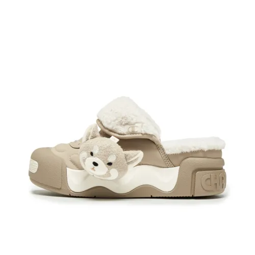 Champion Домашние тапочки Женские Песочный Молочно-белый