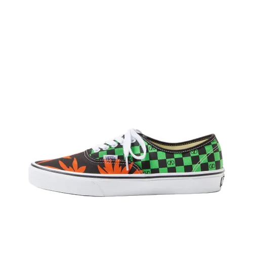 Valentino X Vans Collaboration Vlogo Low Топ Кеды Мужской Зеленый