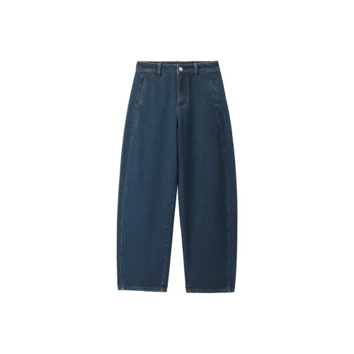 Giordano 60 Зеленый Деним Женские Джинсы