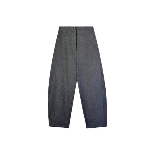 GZQJ Серые Женские Повседневные Штаны