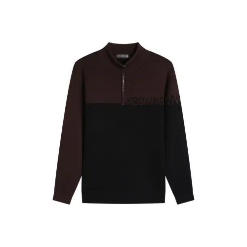 K BOXING Темный Какао Мужские Свитера