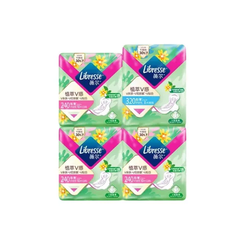 Libresse Natural Plant Extract Удобная салфетка для туалета мягкая и дружелюбная к коже