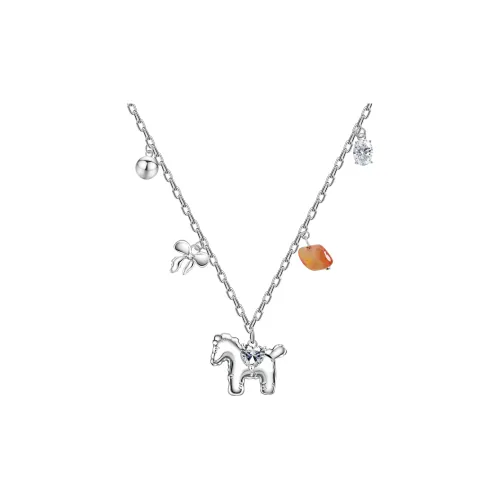 KEYS VIA Каменный Ожерелье Ключица Цепь Женское